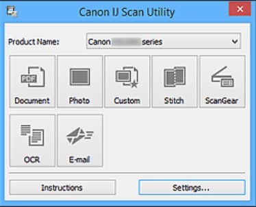 canon scanner software for mac
